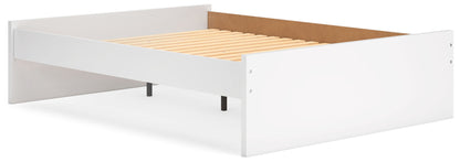 Onita - Blanc - Lit plateforme Queen