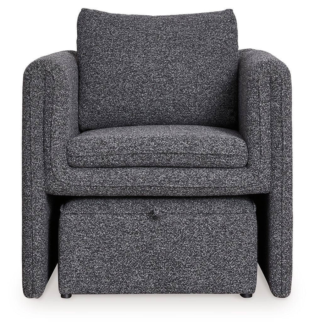 Vreni - Anthracite / Noir - Fauteuil d'appoint