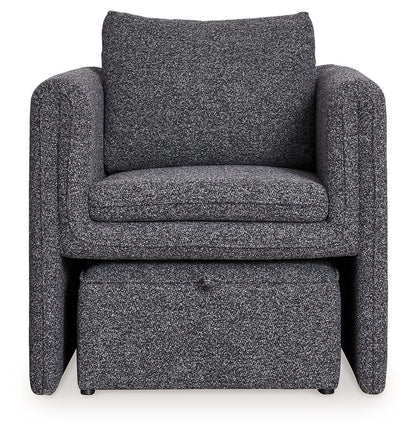 Vreni - Anthracite / Noir - Fauteuil d'appoint