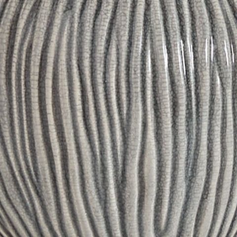Lampe de table en céramique Judlen - Finition grise/dorée