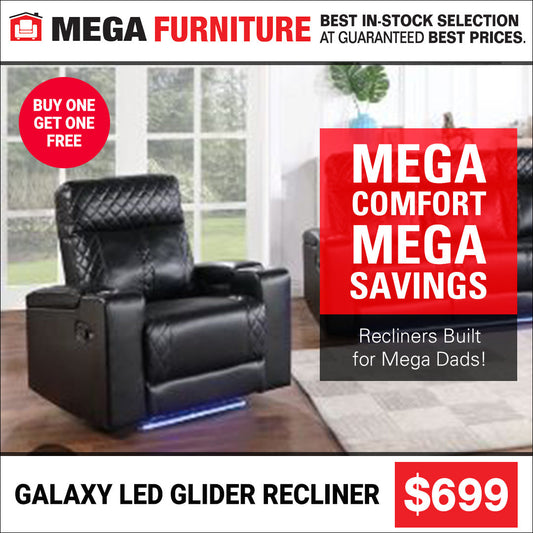 Galaxy - Fauteuil inclinable à LED