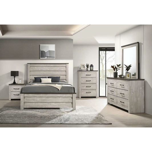 Watters - Ensemble de chambre à coucher Queen 5 pièces