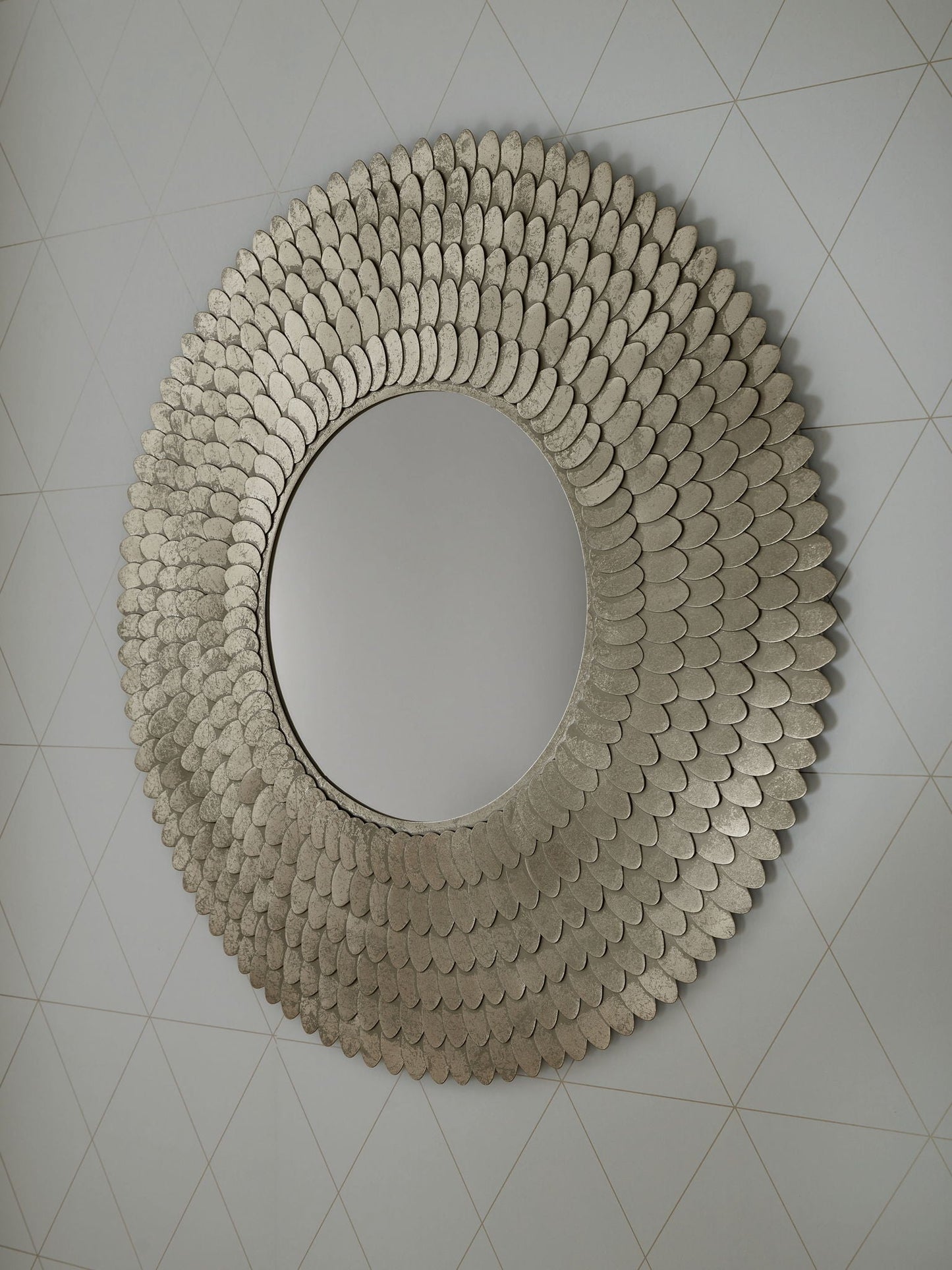 Wrightmund - Finition Champagne - Miroir d'appoint