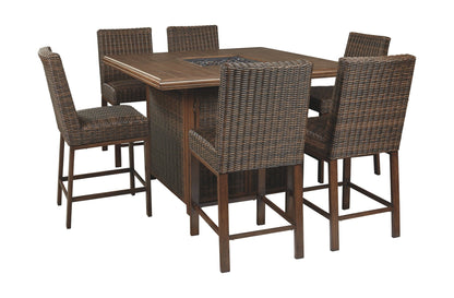 Paradise Trail - Ensemble de table et foyer d'extérieur