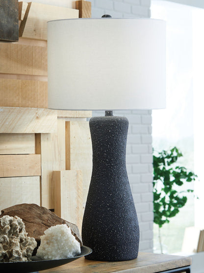 Maykins - Noir - Lampe de table en métal