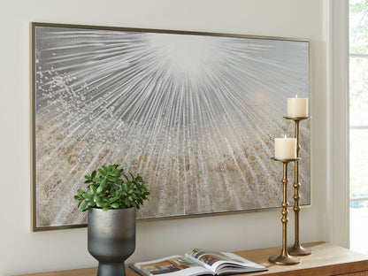 Waldard - Gris / Taupe / Blanc - Décoration murale