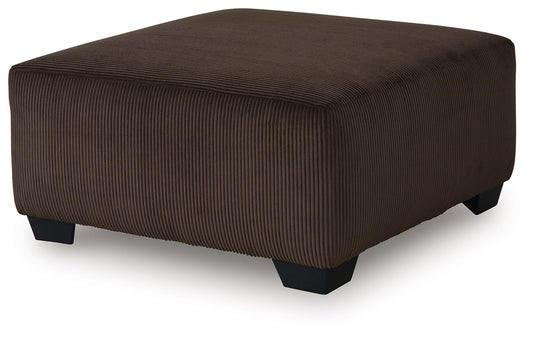 Kimlee - Chocolat - Pouf d'appoint surdimensionné
