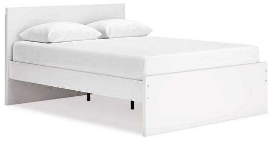 Onita - Blanc - Lit plateforme Queen