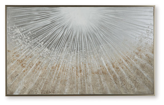 Waldard - Gris / Taupe / Blanc - Décoration murale