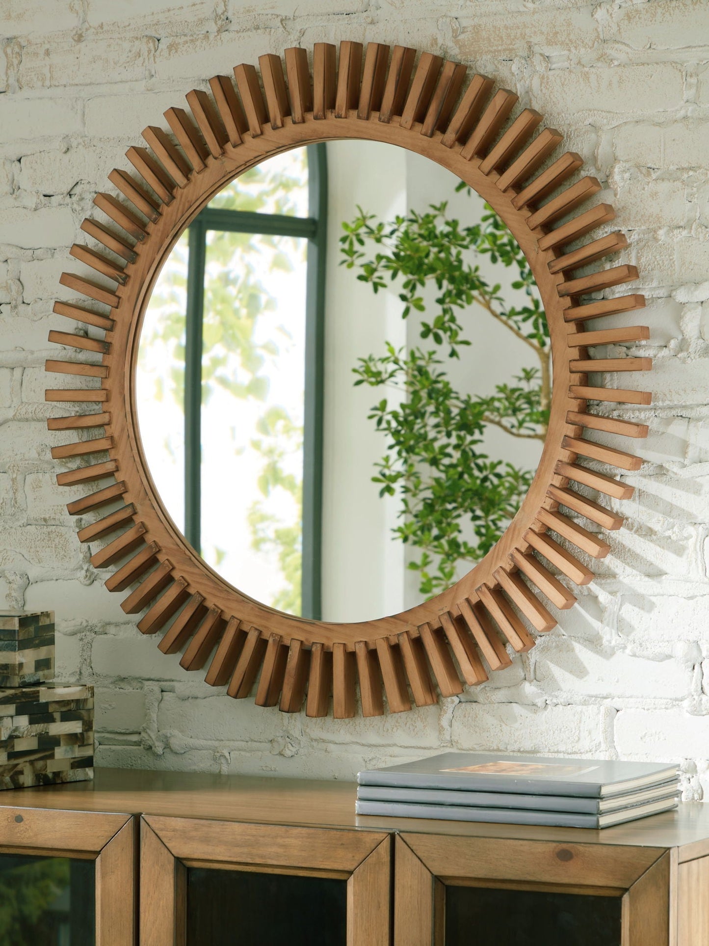 Tedwell - Marron - Miroir d'appoint