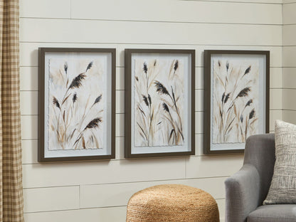 Honslow - Marron / Noir / Blanc - Ensemble de décorations murales (lot de 3)