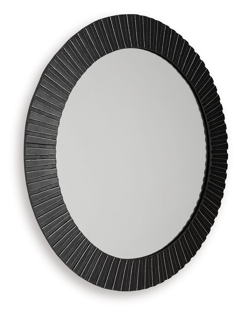 Ozias - Noir - Miroir d'appoint