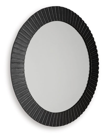Ozias - Noir - Miroir d'appoint