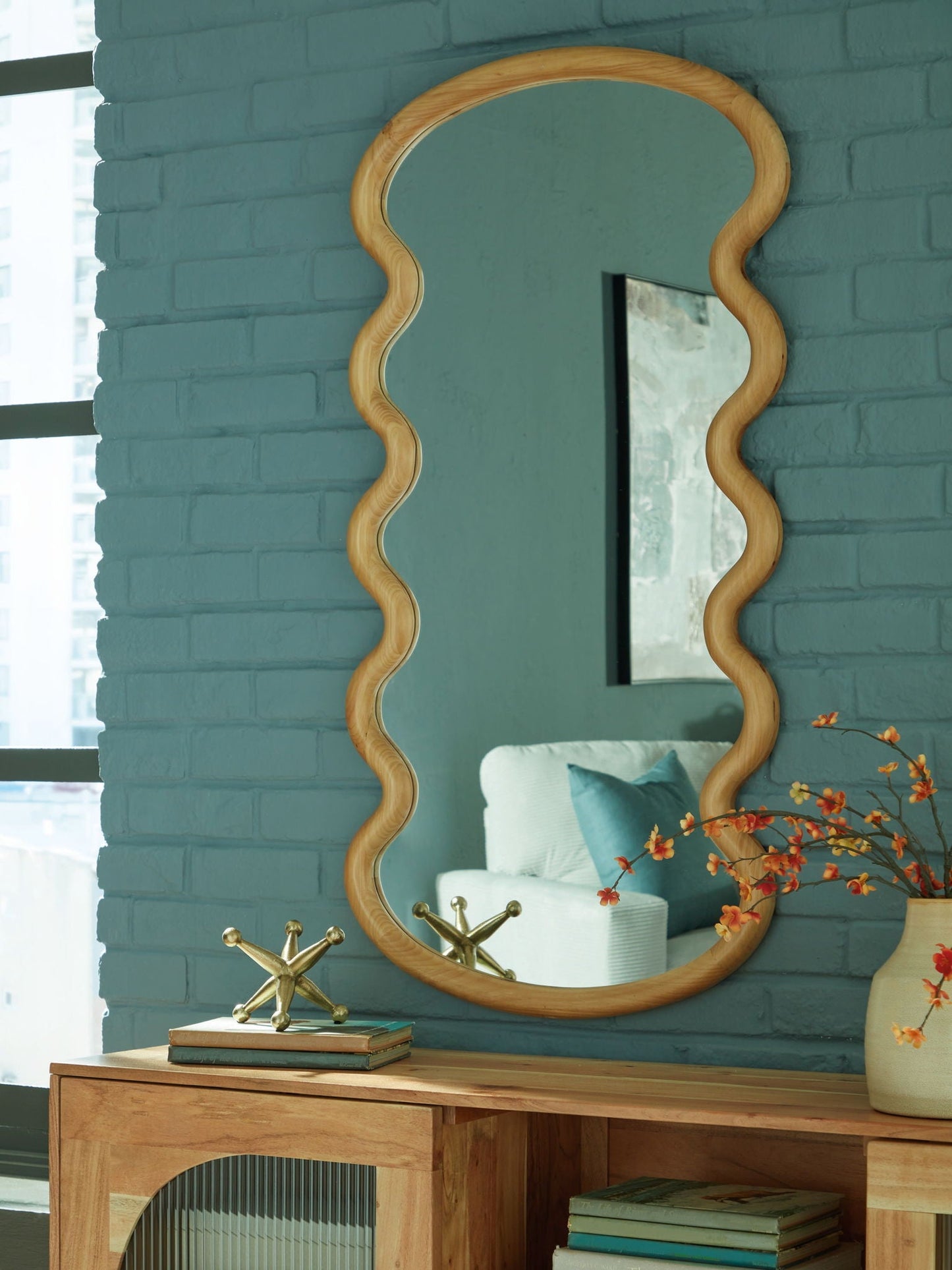 Serendis - Marron - Miroir d'appoint