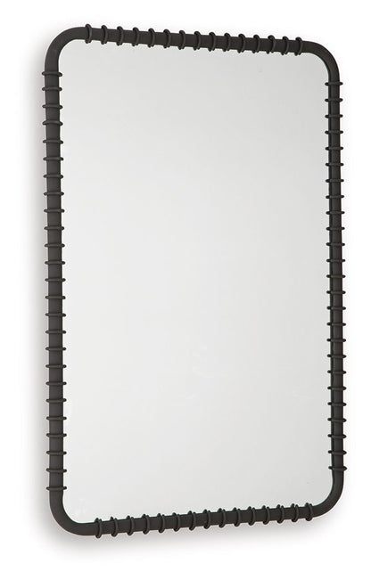 Judlow - Noir - Miroir d'appoint
