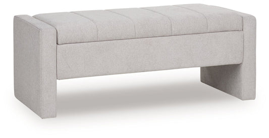 Akselman - Gris - Banc de rangement