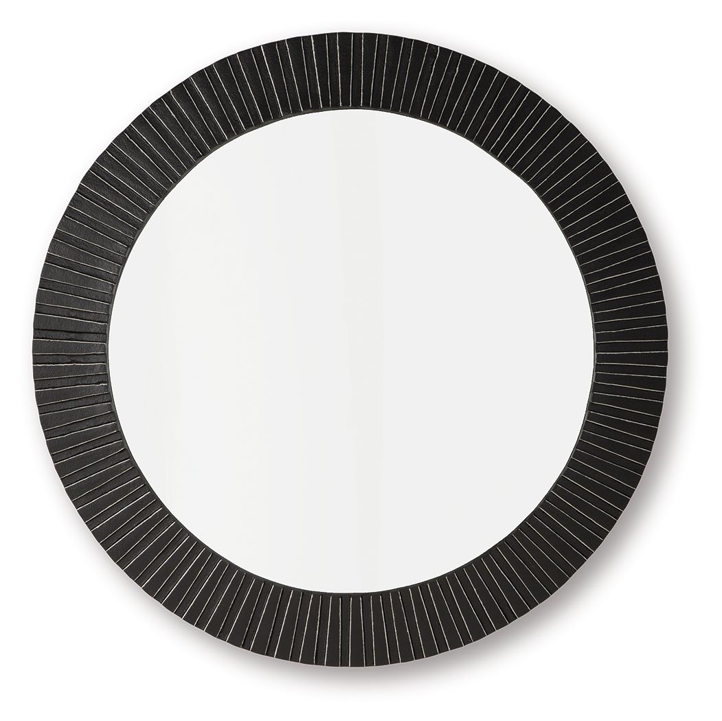 Ozias - Noir - Miroir d'appoint
