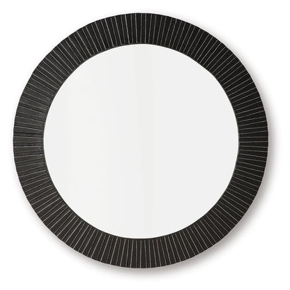 Ozias - Noir - Miroir d'appoint