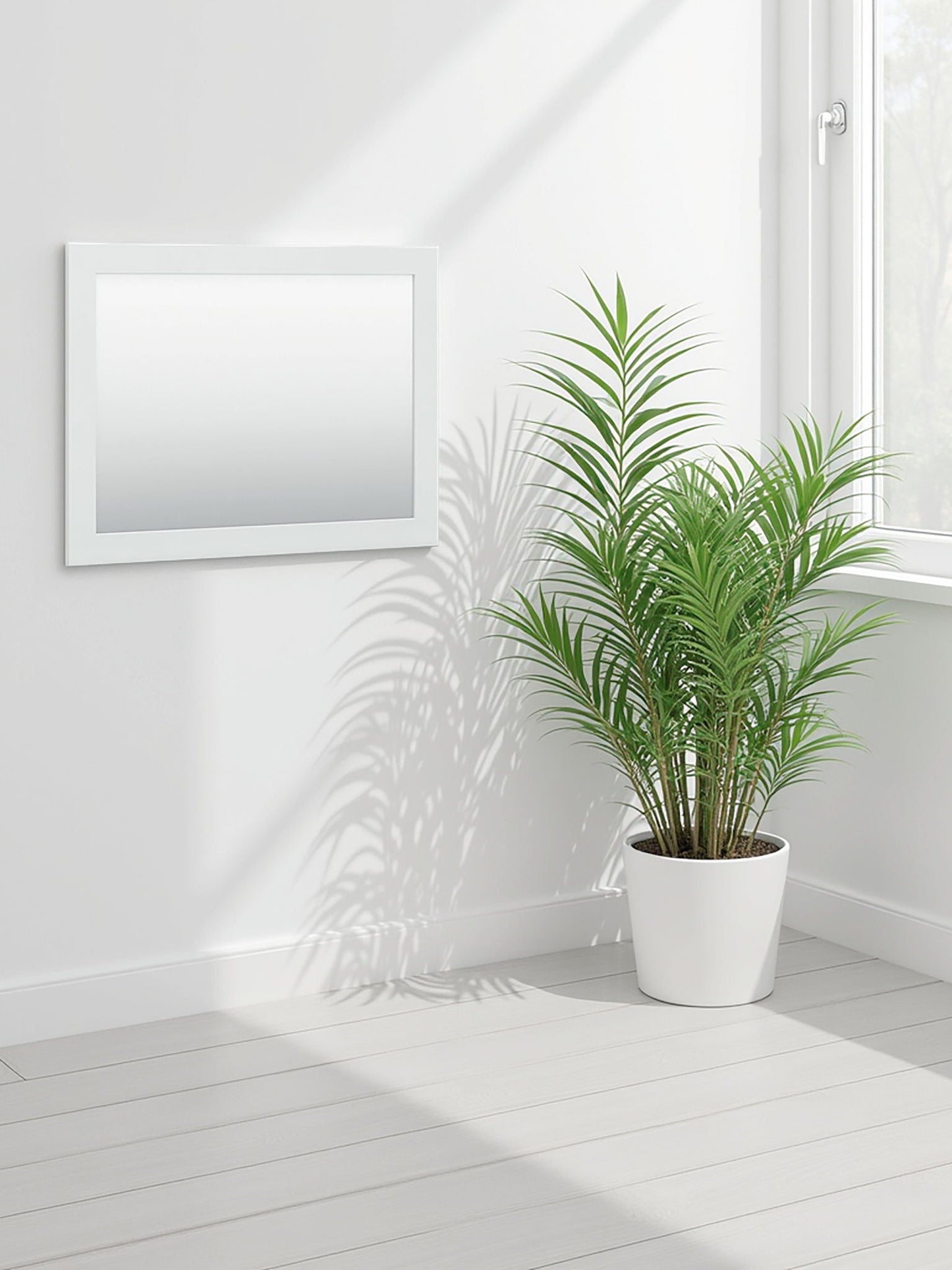 Bostwick Shoals - Blanc - Miroir de chambre