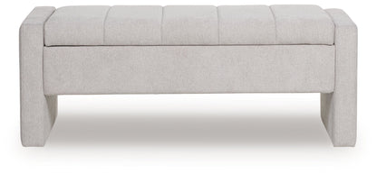 Akselman - Gris - Banc de rangement