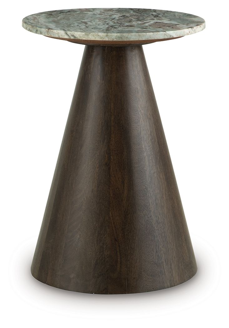 Waltnor - Gris / Blanc / Marron - Table d'appoint