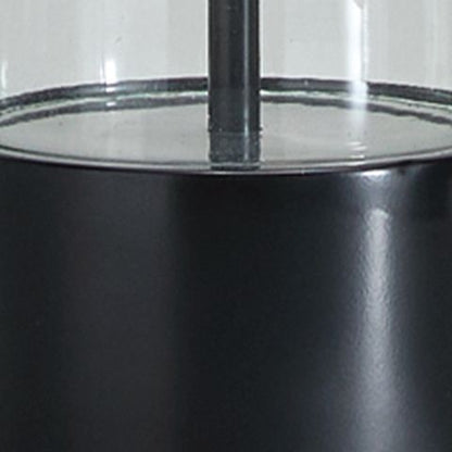 Kerrbrook - Transparent / Noir - Lampe de table en verre