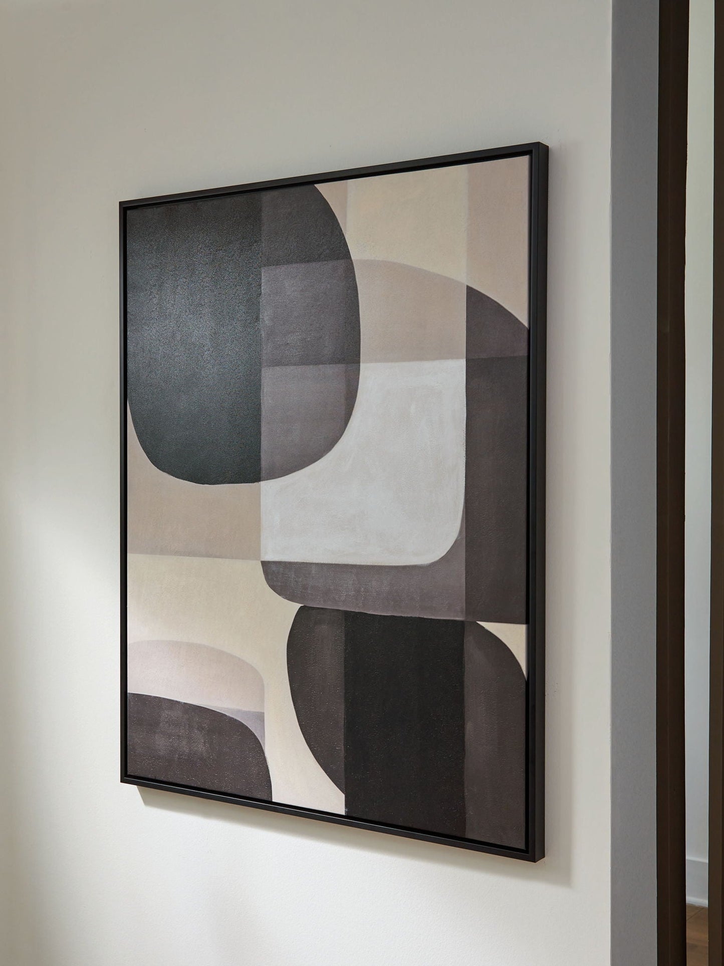 Kesleigh - Noir / Blanc - Art mural
