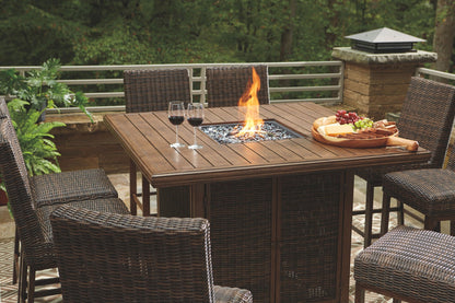 Paradise Trail - Ensemble de table et foyer d'extérieur