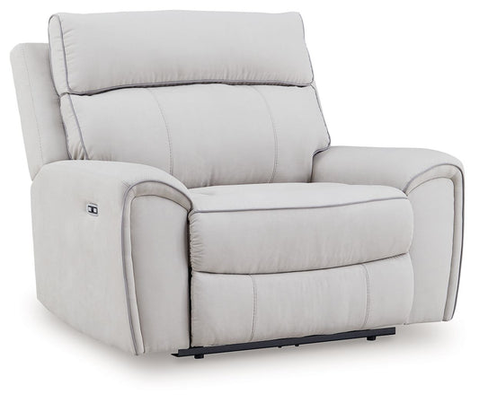 Social Pointe - Perle / Frêne - Fauteuil inclinable électrique / Appuie-tête réglable